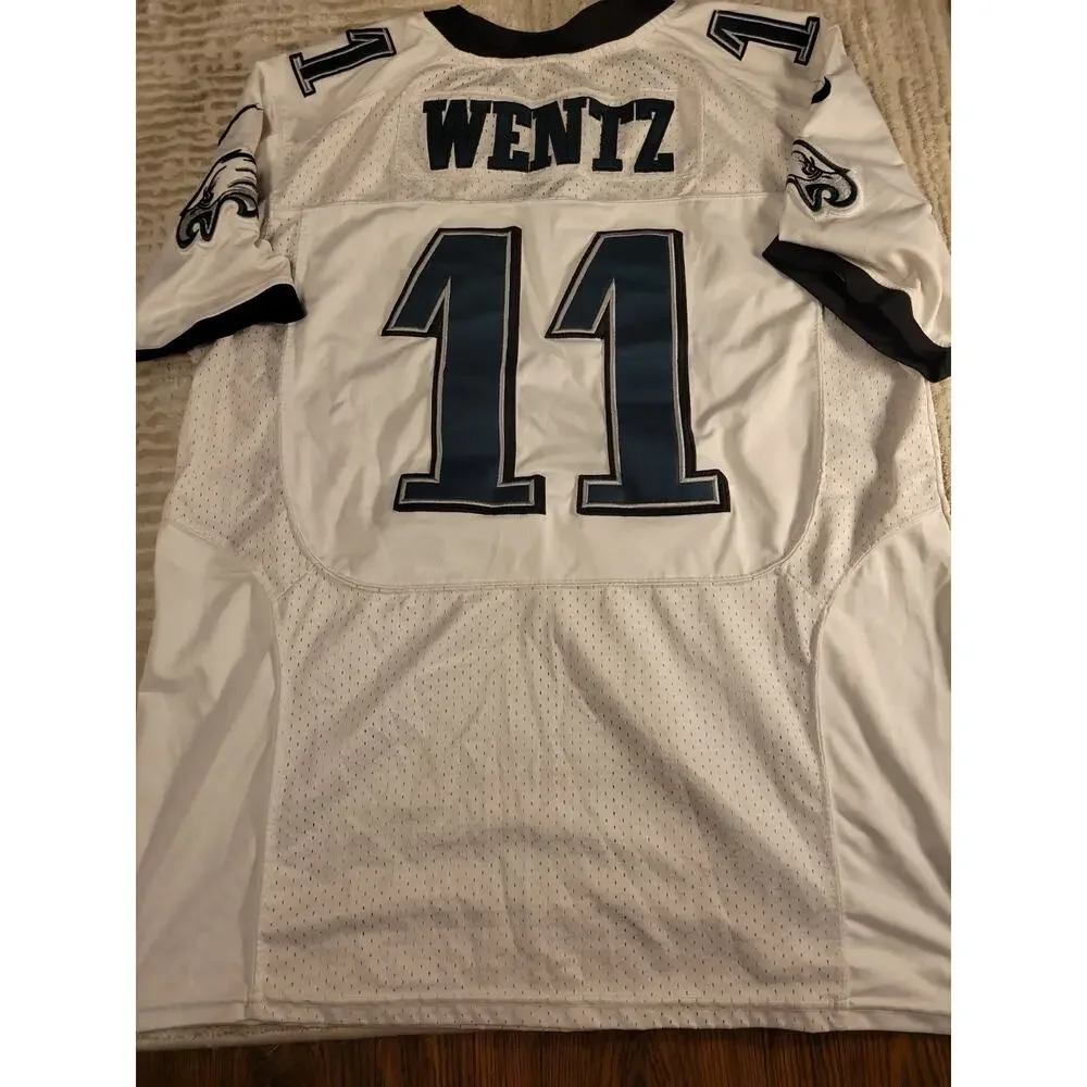 Nike Carson Wentz Philadelphia Eagles Jersey Mens Size Large 44 Football Adult